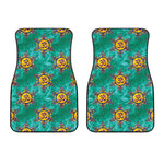 Boho Om Sign Pattern Print Front Car Floor Mats