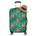 Boho Om Sign Pattern Print Luggage Cover