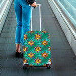 Boho Om Sign Pattern Print Luggage Cover