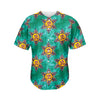 Boho Om Sign Pattern Print Men's Baseball Jersey