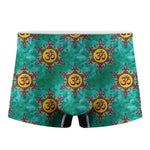 Boho Om Sign Pattern Print Men's Boxer Briefs