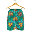 Boho Om Sign Pattern Print Men's Shorts