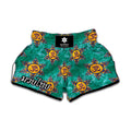 Boho Om Sign Pattern Print Muay Thai Boxing Shorts