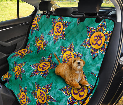 Boho Om Sign Pattern Print Pet Car Back Seat Cover