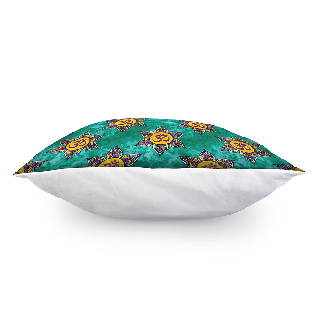 Boho Om Sign Pattern Print Pillow Cover