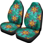 Boho Om Sign Pattern Print Universal Fit Car Seat Covers