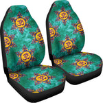 Boho Om Sign Pattern Print Universal Fit Car Seat Covers