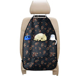 Boho Paisley Flower Pattern Print Car Seat Organizers