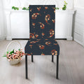Boho Paisley Flower Pattern Print Dining Chair Slipcover