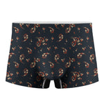 Boho Paisley Flower Pattern Print Men's Boxer Briefs