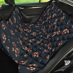 Boho Paisley Flower Pattern Print Pet Car Back Seat Cover