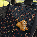 Boho Paisley Flower Pattern Print Pet Car Back Seat Cover