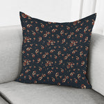 Boho Paisley Flower Pattern Print Pillow Cover