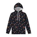 Boho Paisley Flower Pattern Print Pullover Hoodie