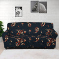 Boho Paisley Flower Pattern Print Sofa Cover
