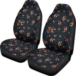 Boho Paisley Flower Pattern Print Universal Fit Car Seat Covers