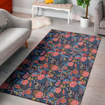 Boho Paisley Pattern Print Area Rug