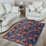 Boho Paisley Pattern Print Area Rug