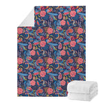 Boho Paisley Pattern Print Blanket