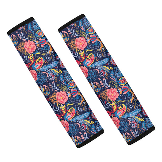Boho Paisley Pattern Print Car Seat Belt Covers