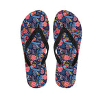 Boho Paisley Pattern Print Flip Flops