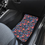 Boho Paisley Pattern Print Front Car Floor Mats