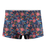 Boho Paisley Pattern Print Men's Boxer Briefs