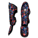 Boho Paisley Pattern Print Muay Thai Shin Guard