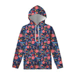 Boho Paisley Pattern Print Pullover Hoodie