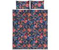 Boho Paisley Pattern Print Quilt Bed Set