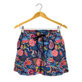 Boho Paisley Pattern Print Women's Shorts