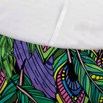 Boho Peacock Feather Pattern Print Sofa Cover