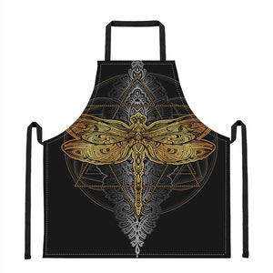 Boho Spiritual Dragonfly Print Apron