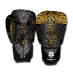 Boho Spiritual Dragonfly Print Boxing Gloves