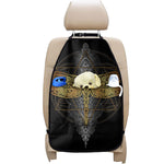 Boho Spiritual Dragonfly Print Car Seat Organizers
