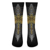 Boho Spiritual Dragonfly Print Crew Socks