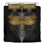 Boho Spiritual Dragonfly Print Duvet Cover Bedding Set