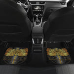Boho Spiritual Dragonfly Print Front and Back Car Floor Mats