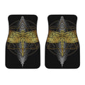 Boho Spiritual Dragonfly Print Front Car Floor Mats