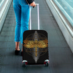 Boho Spiritual Dragonfly Print Luggage Cover