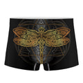 Boho Spiritual Dragonfly Print Men's Boxer Briefs