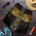 Boho Spiritual Dragonfly Print Men's Shorts