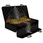 Boho Spiritual Dragonfly Print Pet Car Back Seat Cover