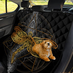 Boho Spiritual Dragonfly Print Pet Car Back Seat Cover