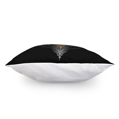 Boho Spiritual Dragonfly Print Pillow Cover