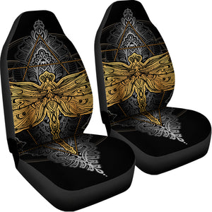 Boho Spiritual Dragonfly Print Universal Fit Car Seat Covers