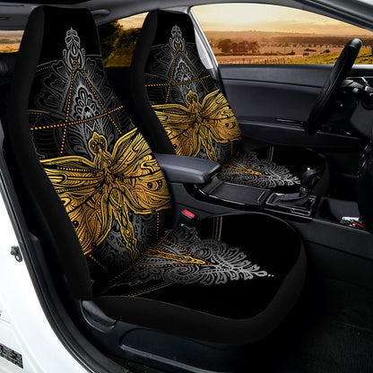 Boho Spiritual Dragonfly Print Universal Fit Car Seat Covers