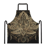 Boho Spiritual Lotus Print Apron