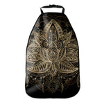 Boho Spiritual Lotus Print Car Seat Organizers