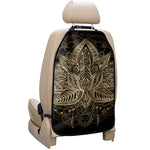 Boho Spiritual Lotus Print Car Seat Organizers